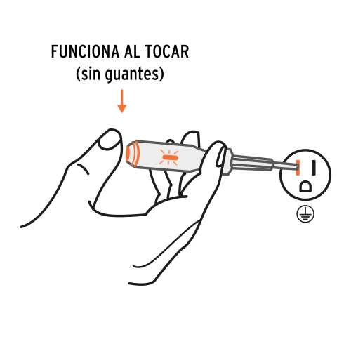 Imagen de PROBADOR CORRIENTE ALTERNA TIPO DESARMADOR 19CM, imagen 2