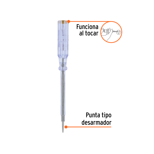 Imagen de PROBADOR CORRIENTE ALTERNA TIPO DESARMADOR 19CM, imagen 3