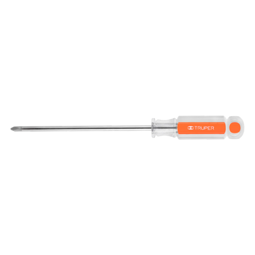 Imagen de DESARMADOR DE CRUZ 1/4" X 6" MANGO DE ACETATO, TRUPER