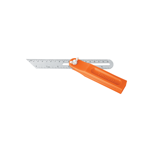 Imagen de ESCUADRA FALSA D/ACERO INOXIDABLE 19CM / 6" CON MANGO DE ABS