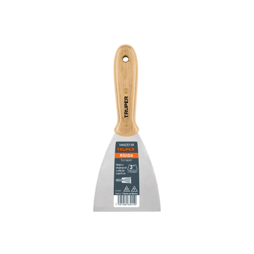 Imagen de ESPATULA RIGIDA MANGO MADERA 3