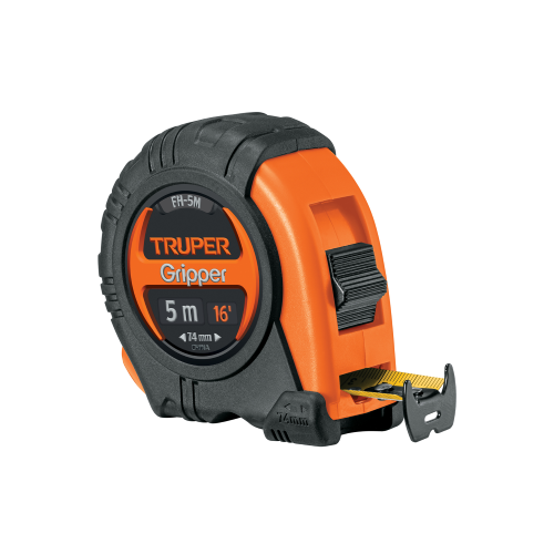 Imagen de FLEXÓMETRO GRIPPER CONTRA IMPACTOS 5 M CINTA 19 MM