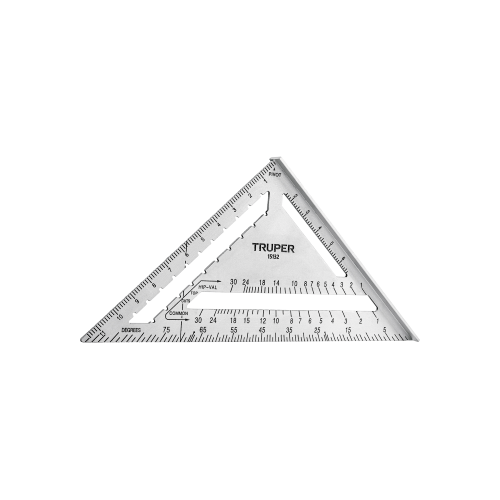 Imagen de ESCUADRA 12" DE ALUMINIO PARA MUROS DE YESO