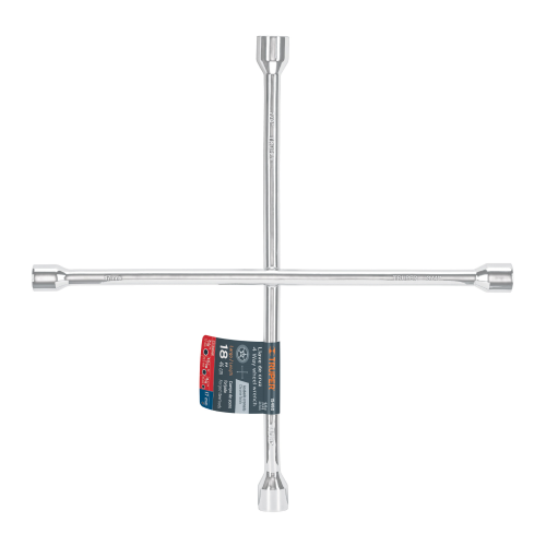 Imagen de LLAVE DE CRUZ 18" PULIDA Y CROMADA, TRUPER