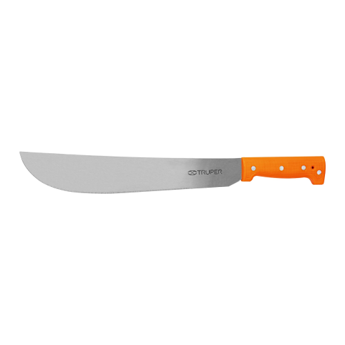 Imagen de MACHETE ESTÁNDAR 14" CACHA NARANJA REMACHADA