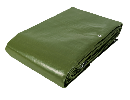 Imagen de LONA USO RUDO 6 X 12 M, VERDE OLIVO, 240 G/M2, TRUPER EXPERT