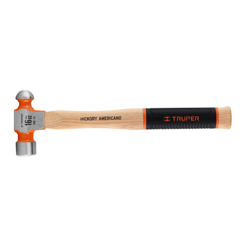 Imagen de MARTILLO PULIDO DE BOLA 16 OZ MANGO HICKORY, TRUPER GRIP