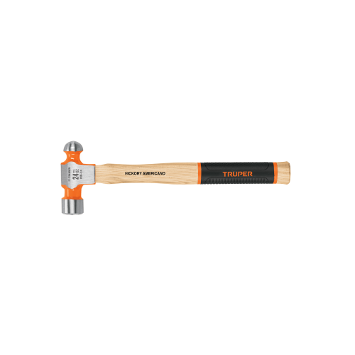 Imagen de MARTILLO PULIDO DE BOLA 24 OZ MANGO HICKORY, TRUPER GRIP