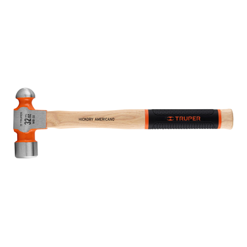 Imagen de MARTILLO PULIDO DE BOLA 32 OZ MANGO HICKORY, TRUPER GRIP