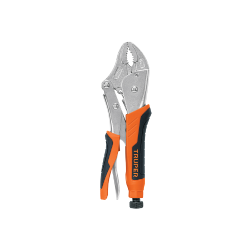 Imagen de PINZA PRESION 10 MORDAZA CURVA MANGO VINIL