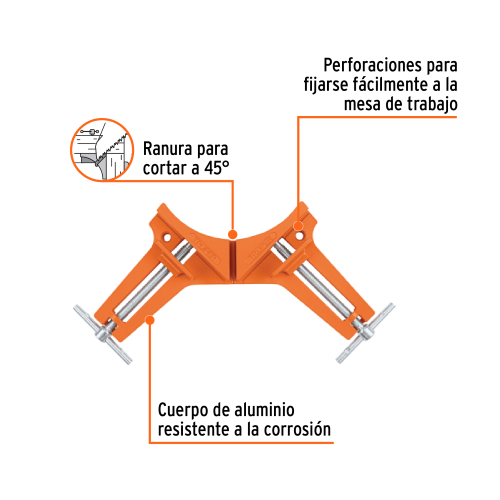 Imagen de PRENSA ESQUINERA PROFESIONAL 3 DE-ALUMINIO