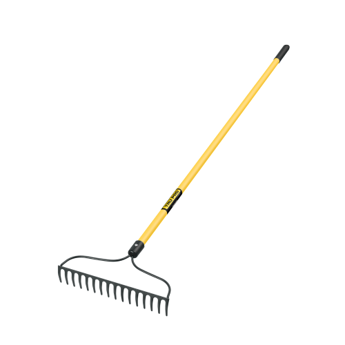 Imagen de RASTRILLO JARDINERO, 16 DIENTES, MANGO 60" FIBRA DE VIDRIO