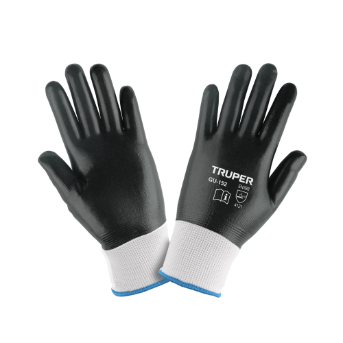 Imagen de GUANTES DE POLIÉSTER RECUBIERTOS DE NITRILO, M, TRUPER