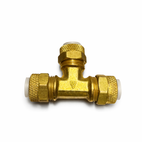 Imagen de CONEXION LATON POLY- GARBANZO 3/8 PLASTICO