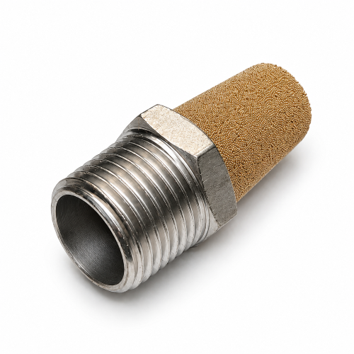 Imagen de SILENCIADOR CONICO ACERO MAC NPT 1/2