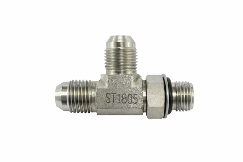 Imagen de 6MB-6MJ-6MJ CONEXION ADA TEE MAC O BOSS 3/8 MAC JIC 37G 3/8 MAC JIC 37G 3/8