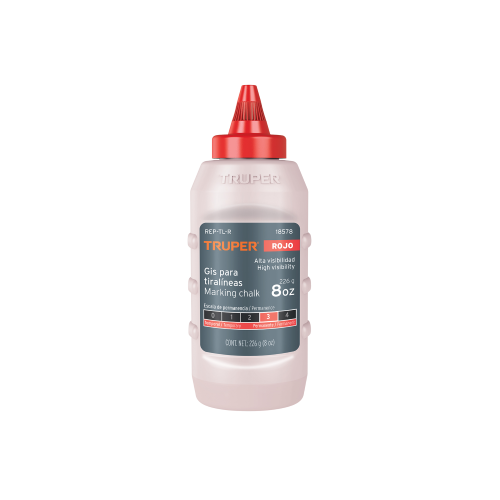 Imagen de GIS ROJO REPUESTO PARA TIRALÍNEAS, ALTA VISIBILIDAD, 8 OZ