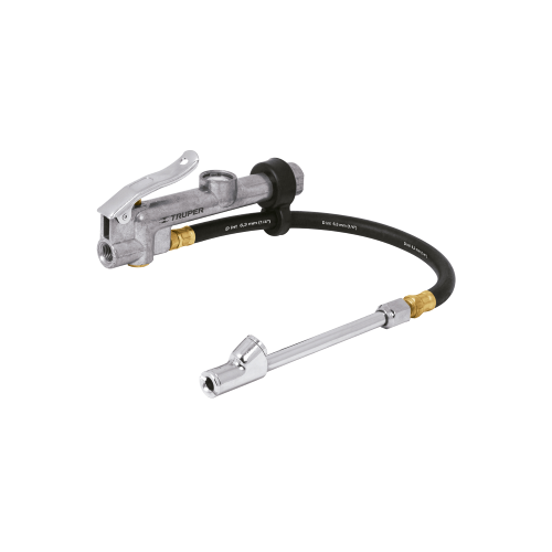 Imagen de INFLADOR CALIBRADOR DE CABEZA DOBLE, PROFESIONAL, TRUPER