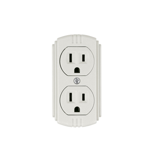 Imagen de CONTACTO DE SOBREPONER DUPLEX 2 POLOS + TIERRA BAQUELITA