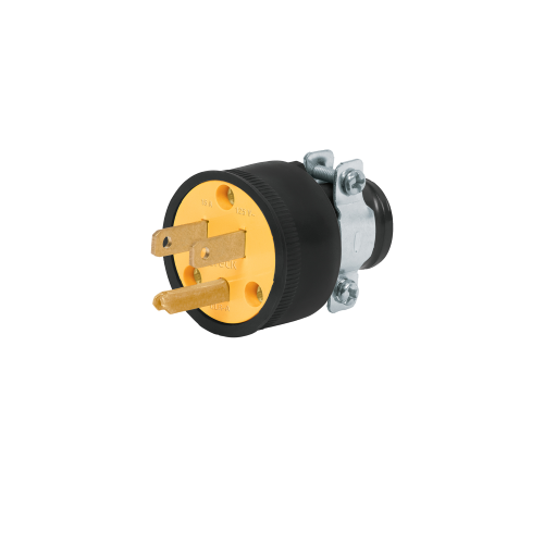 Imagen de CLAVIJA INDUSTRIAL REFORZADA 2 POLOS 3 HILOS 15A 125V