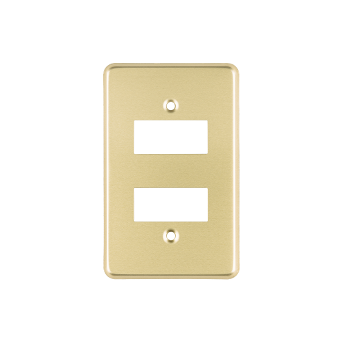 Imagen de PLACA 2 MODULOS DE ALUMINIO ECONOMICA