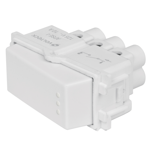 Imagen de INTERRUPTOR SENCILLO LINEA ITALIANA COLOR BLANCO