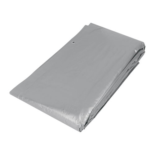 Imagen de LONA DE POLIETILENO REFORZADA 6 X 6 M, GRIS, 180G/M2, TRUPER
