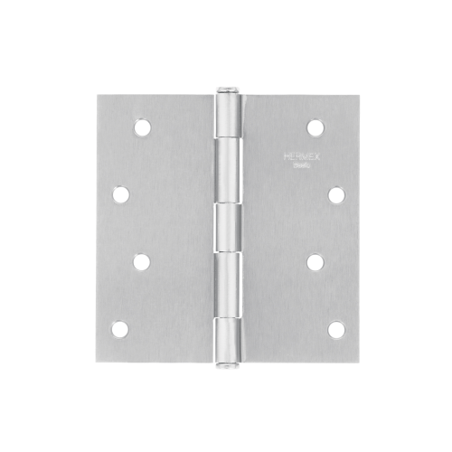 Imagen de BISAGRA CUADRADA 4", SATINADO, CABEZA PLANA, BASIC