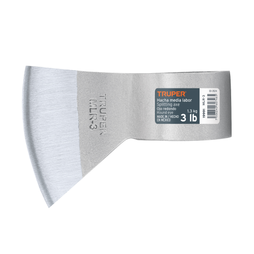 Imagen de HACHA MEDIA LABOR OJO REDONDO 3LB SIN MANGO