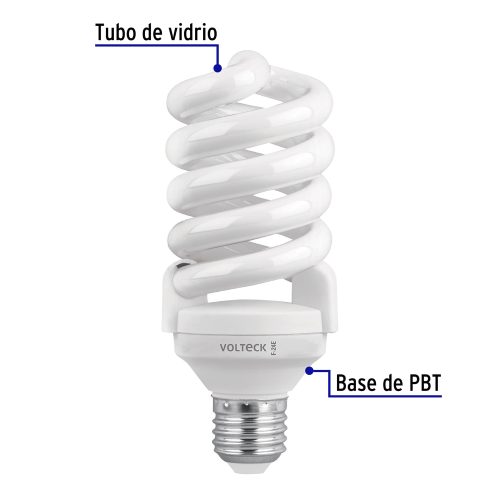 Imagen de LAMPARA ESPIRAL T4 24W LUZ DE DIA EN BLISTER
