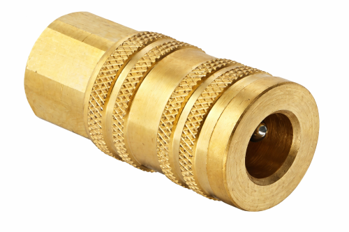 Imagen de CONEXION COPLE MANUAL LATON SERIE M ARO 210 1/4 HEM NPT 1/4