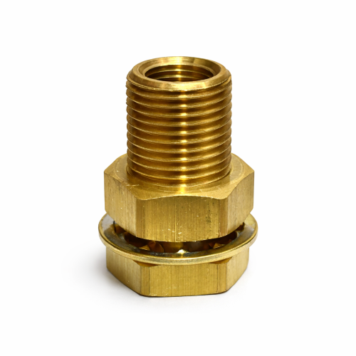 Imagen de CONEXION LATON ROSCA NPT BULKHEAD 1/4
