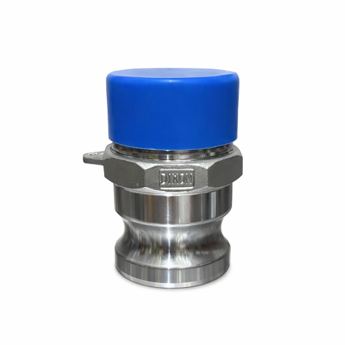 Imagen de CONEXION RAPIDA ACERO INOX TIPO F 1 1/2 MACHO-MACHO NPT