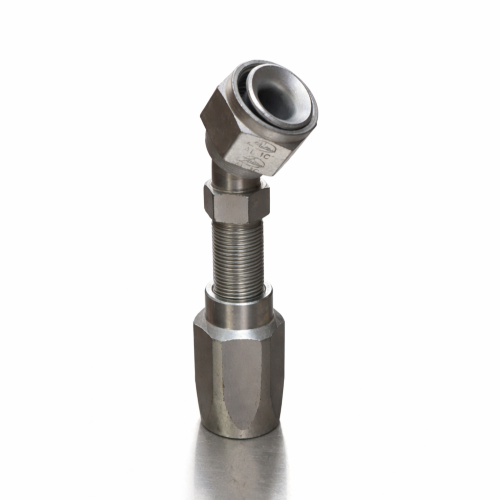 Imagen de CONEXION REU C5 1/4 HEM JIC 37G-SAE 45G GIR 1/4 CODO 45G
