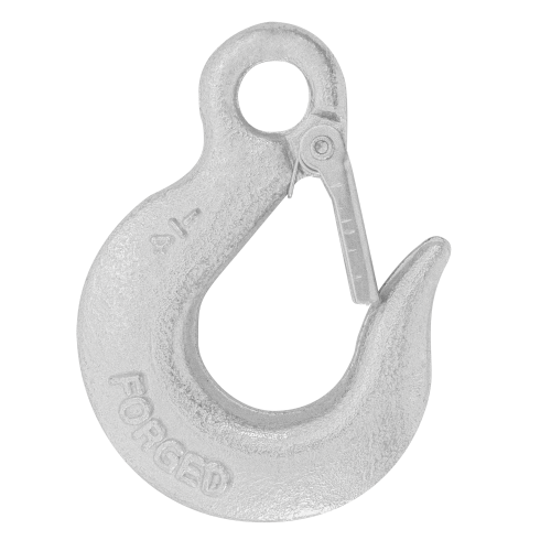 Imagen de GANCHO FORJADO OJO C/SEGURO 1/4" 850KGS