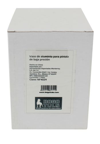 Imagen de VASO ALUMINIO P/PISTOLA BAJA PRESION