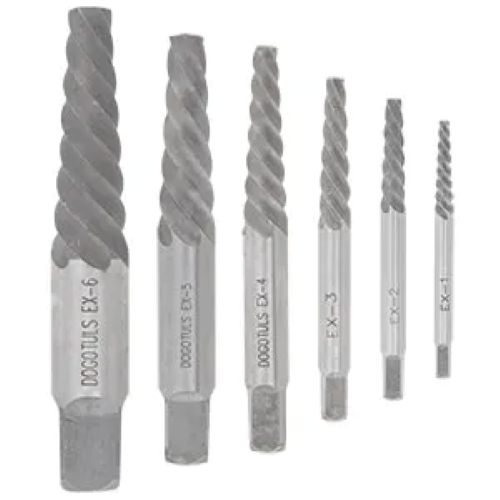 Imagen de JGO EXTRACTOR 6PZ EX1 A EX6 ACERO