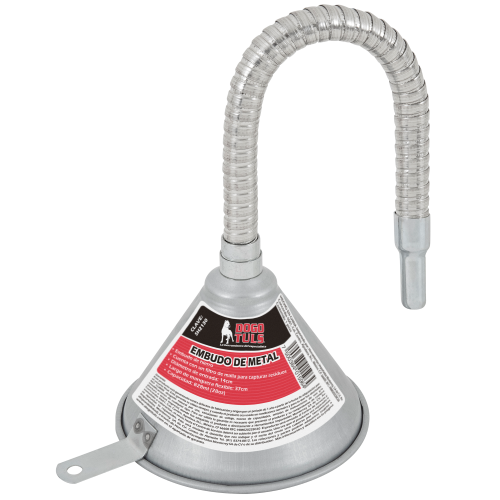 Imagen de EMBUDO DE METAL CON TUBO FLEXIBLE 37 CM