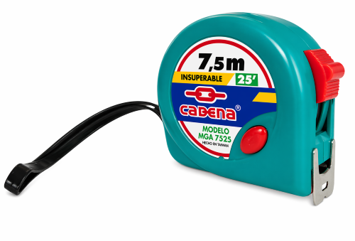 Imagen de FLEXOMETRO 7.5 MTS VERDE AQUA