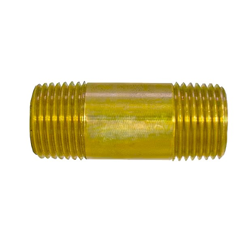 Imagen de CONEXION LATON ROSCA NPT NIPLE MAC 3/8 LARGO 2"