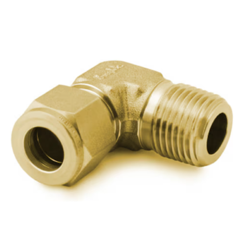 Imagen de CONEXION LATON COMPRESION 1/2 MAC NPT 3/8 CODO 90G