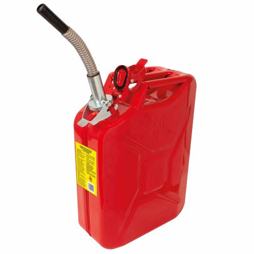 Imagen de TANQUE METALICO DE SEGURIDAD PARA GASOLINA 20L ROJO